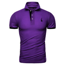 Load image into Gallery viewer, Dropshipping 13 Colors Brand Quality Cotton Polos Men Embroidery Polo Giraffe Shirt Men Casual Patchwork Male Tops Clothing Men

