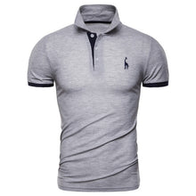 Load image into Gallery viewer, Dropshipping 13 Colors Brand Quality Cotton Polos Men Embroidery Polo Giraffe Shirt Men Casual Patchwork Male Tops Clothing Men
