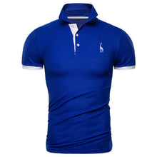 Load image into Gallery viewer, Dropshipping 13 Colors Brand Quality Cotton Polos Men Embroidery Polo Giraffe Shirt Men Casual Patchwork Male Tops Clothing Men
