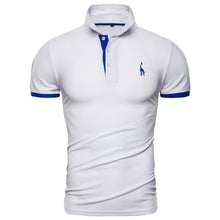 Load image into Gallery viewer, Dropshipping 13 Colors Brand Quality Cotton Polos Men Embroidery Polo Giraffe Shirt Men Casual Patchwork Male Tops Clothing Men

